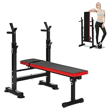 Amazon.co.jp: ベンチプレス 折り畳み トレーニングベンチ